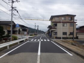 飛騨市古川町若宮地内 市道舗装工事