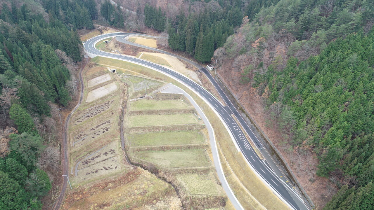 主要地方道 古川清見線 新設改良工事