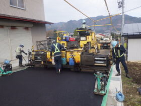 市道高野スキー場線道路改良工事（古川町高野地内）