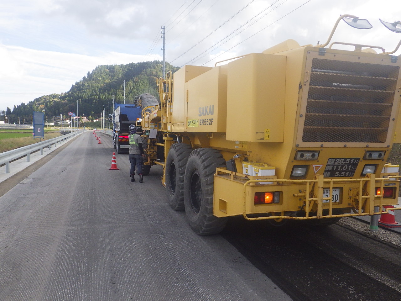 道路改良工事（飛騨市古川町下野地内）